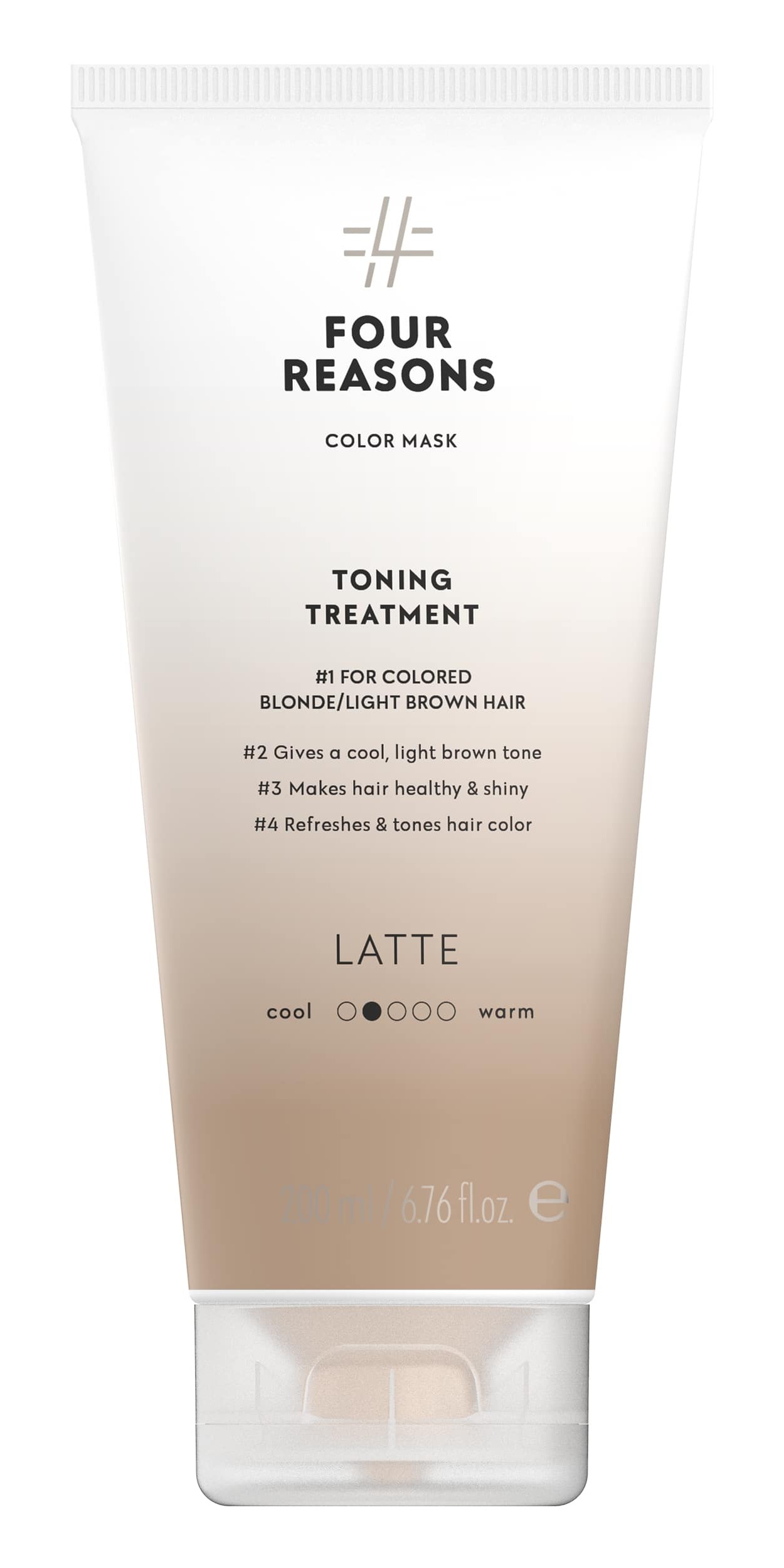 FOUR REASONS Color Mask Toning Treatment Latte 200 ml