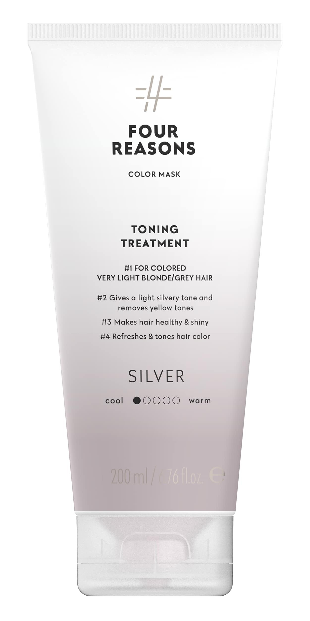 FOUR REASONS Color Mask Toning Treatment Silver 200 ml