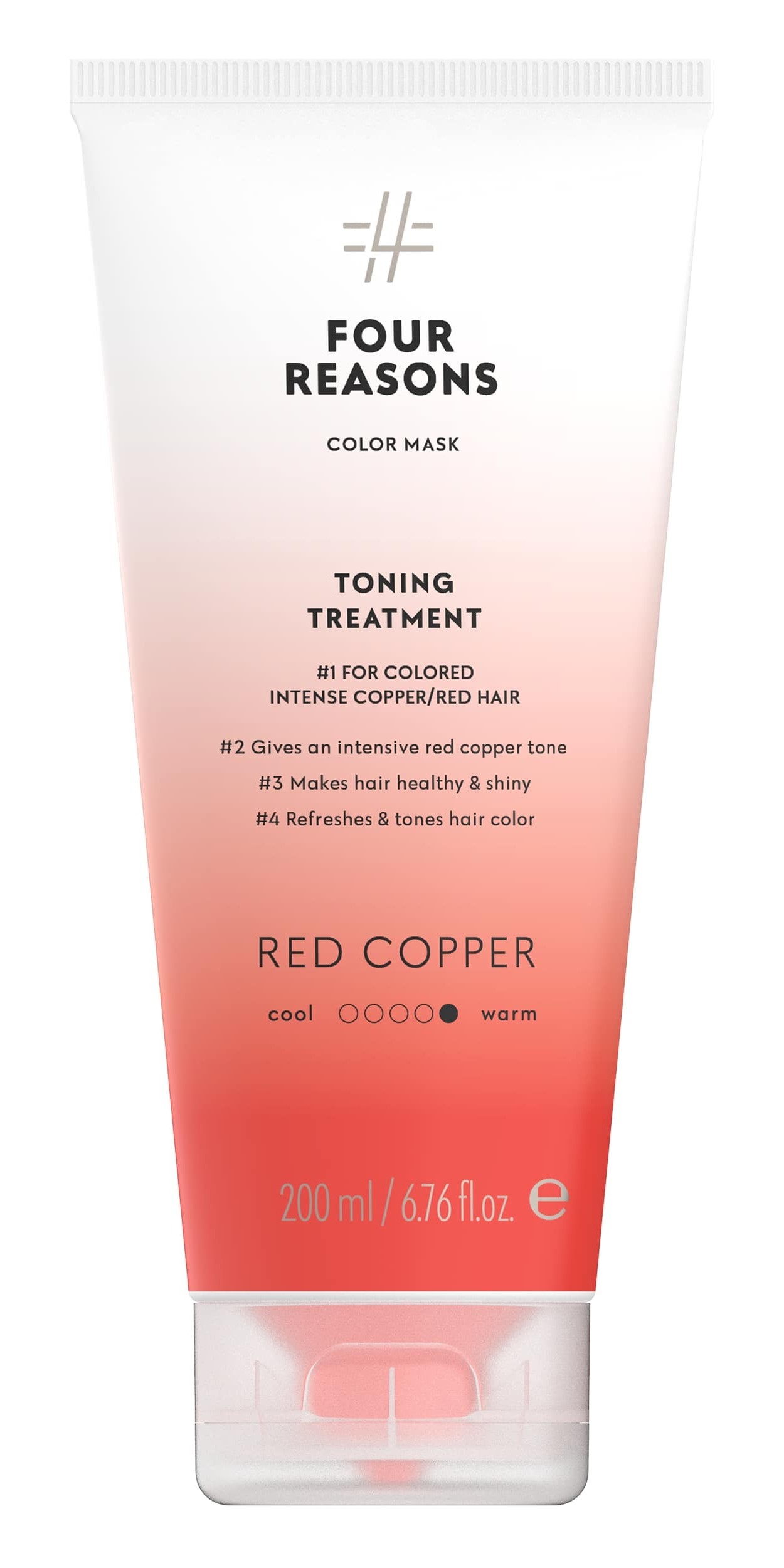 FOUR REASONS Color Mask Toning Treatment Red Copper 200 ml