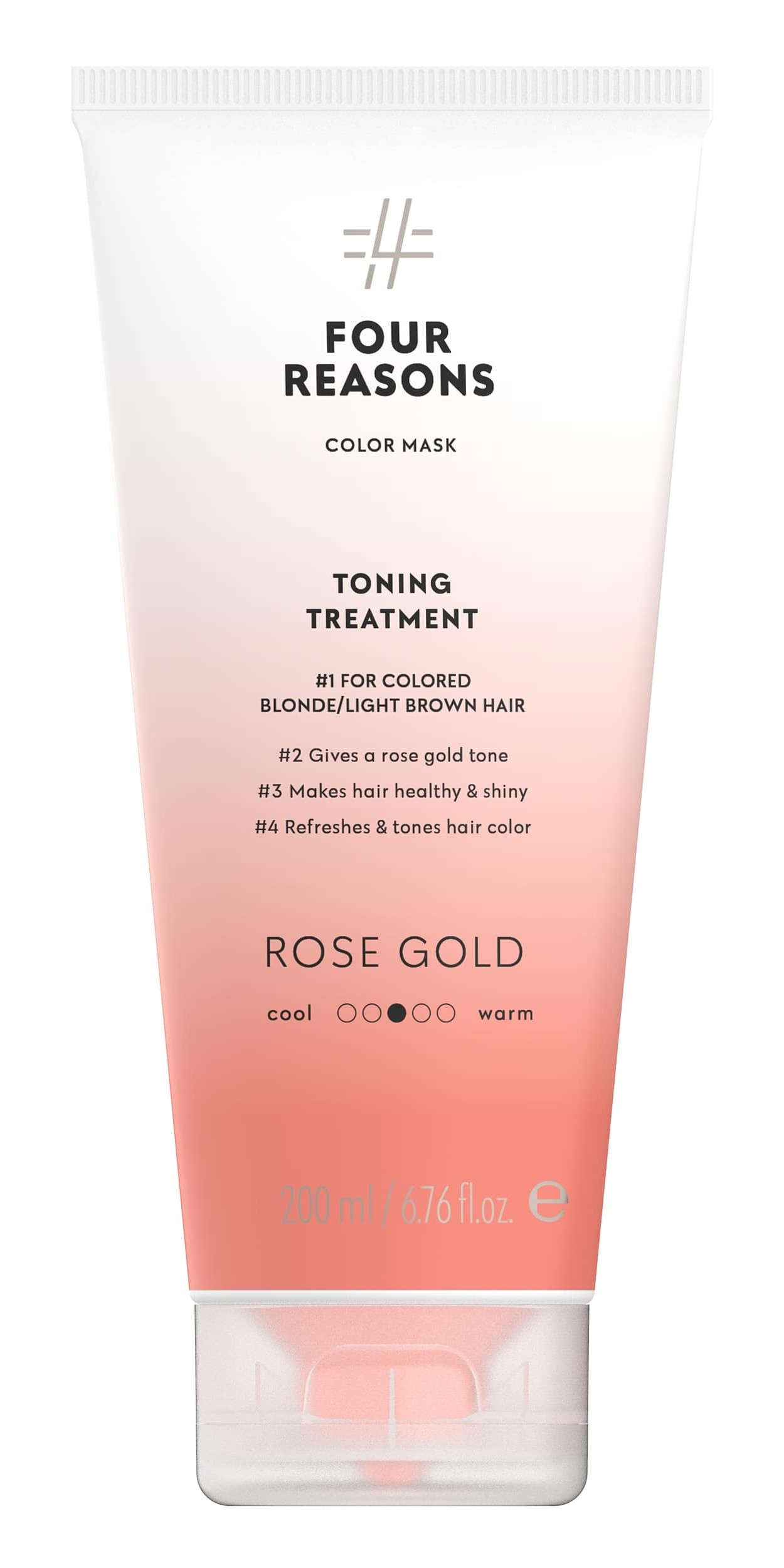 FOUR REASONS Color Mask Toning Treatment Rose Gold 200 ml