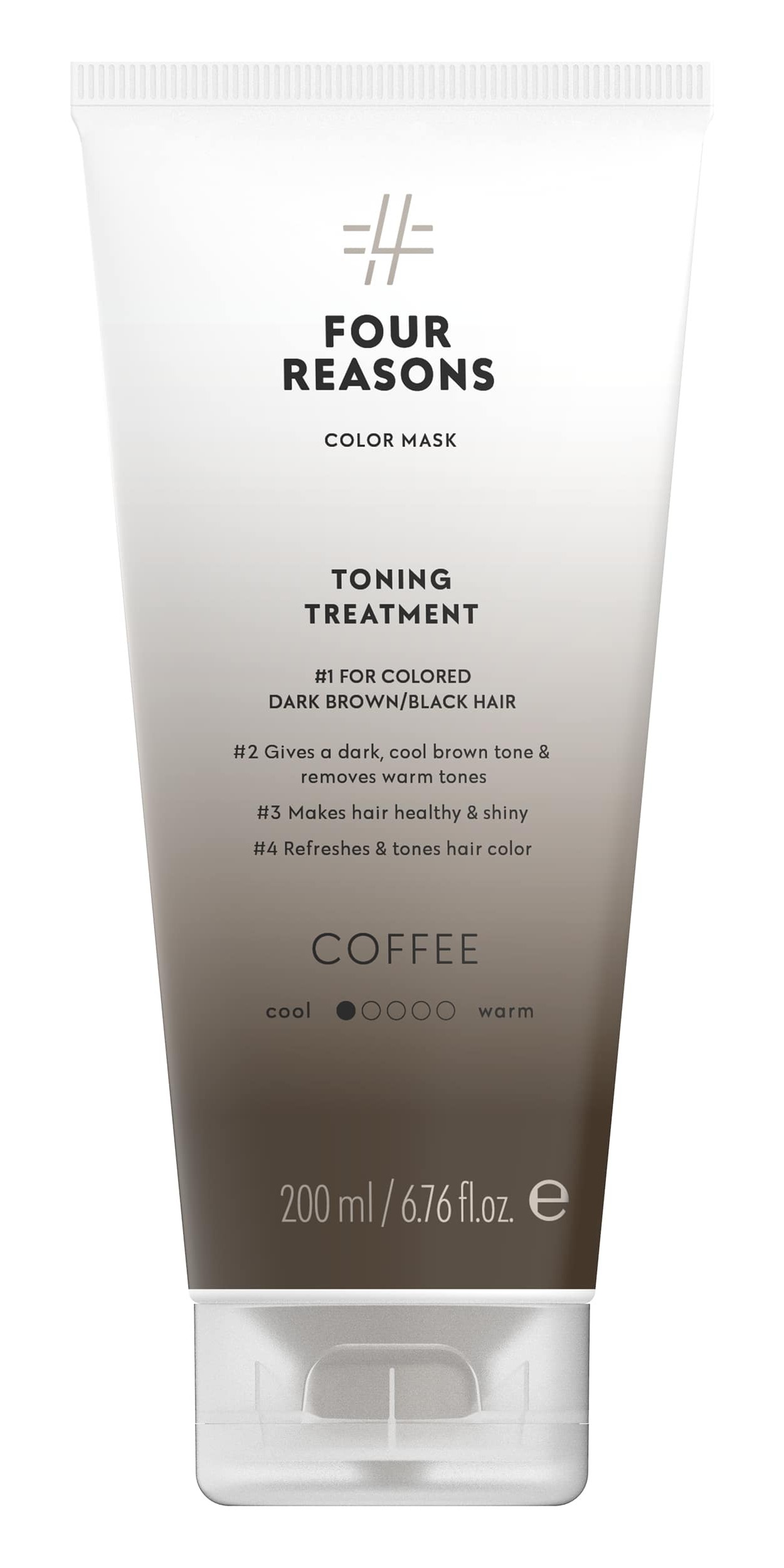 FOUR REASONS Color Mask Toning Treatment Coffee 200 ml