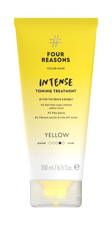 FOUR REASONS Color Mask Intense Toning Treatment Yellow 200 ml