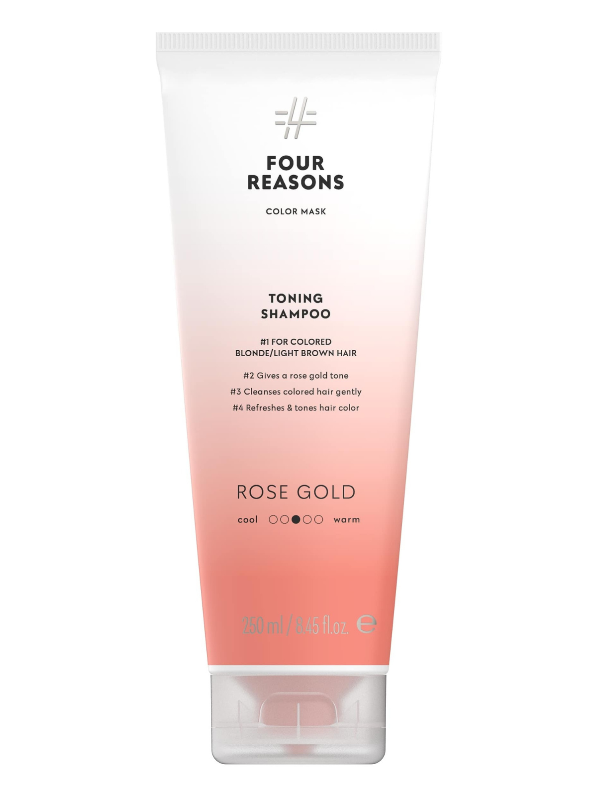 FOUR REASONS Color Mask Toning Shampoo Rose Gold 250 ml