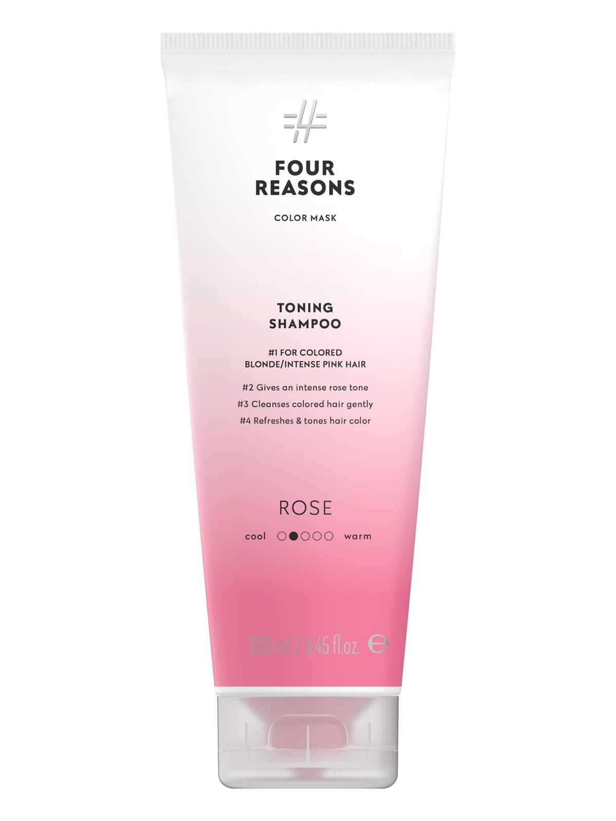 FOUR REASONS Color Mask Toning Shampoo Rose 250 ml