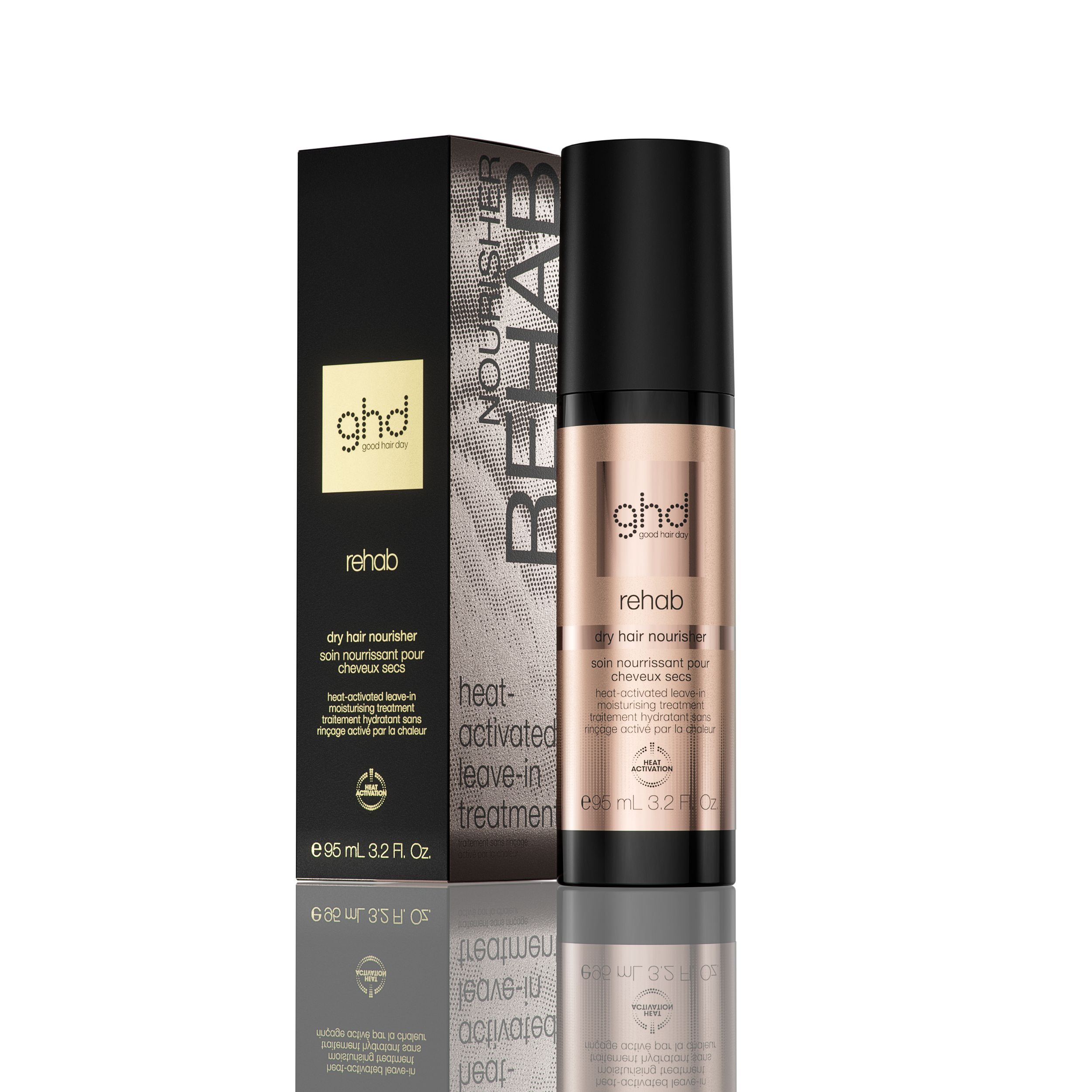GHD REHAB DRY HAIR NOURISHER līdzeklis matu mitrināšanai un barošanai, 95ml